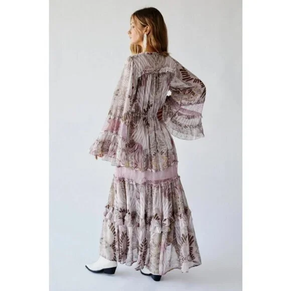 💕FREE PEOPLE💕 Lover to Lover Dress by Bali~ Bohemian Print Small NWOT